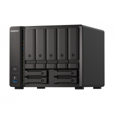 TS-h973AX Enhance business productivity using the quad-core 9-bay QuTS hero NAS that supports U.2 NVMe SSD and 10GbE/2.5GbE connectivity Best Price In Dubai, UAE. 