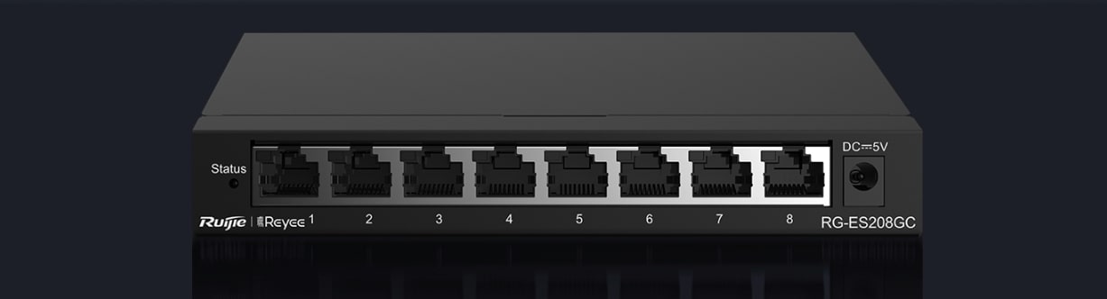  8-Port Gigabit Managed Non-PoE Switch