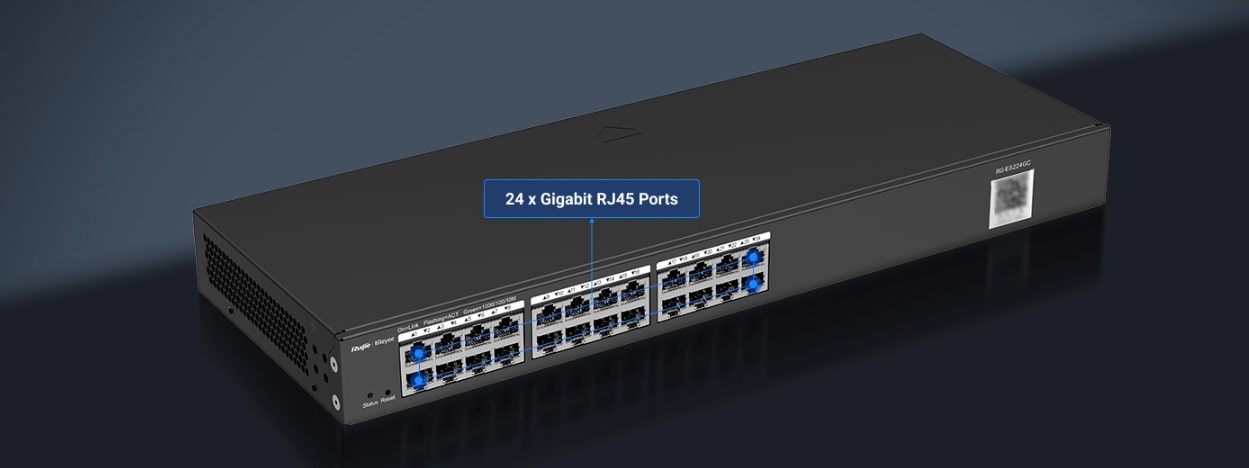 24-Port Gigabit Managed Non-PoE Switch