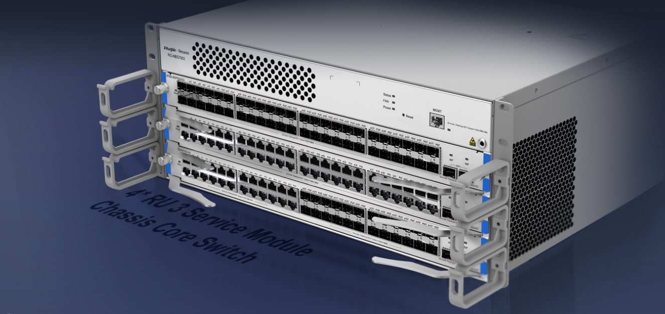 Reyee First Chassis Switch Designed for SMB