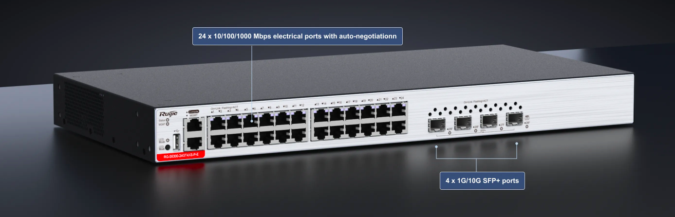 Layer 3 GE Electrical PoE Access Switch