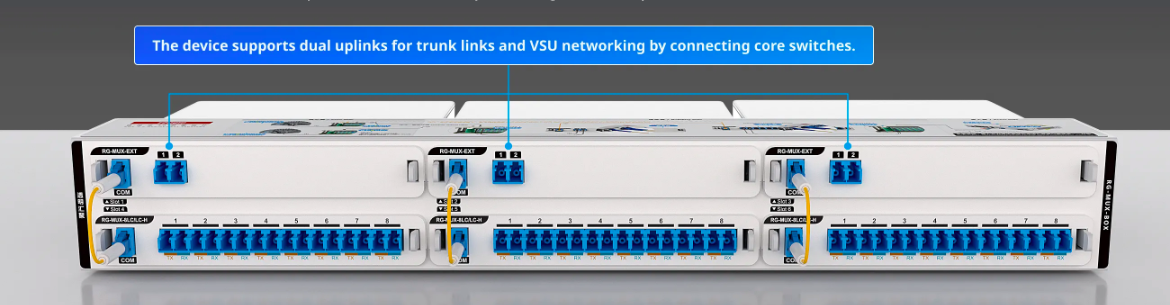 8-port modular transparent distribution device