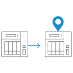 Back up NAS files to remote sites